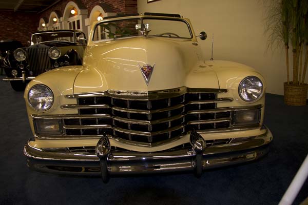 Picture of a 1947 Cadillac 1947 was a lackluster year for Cadillac as far as