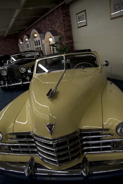 over head picture of a 1947 cadillac series 62 convertible