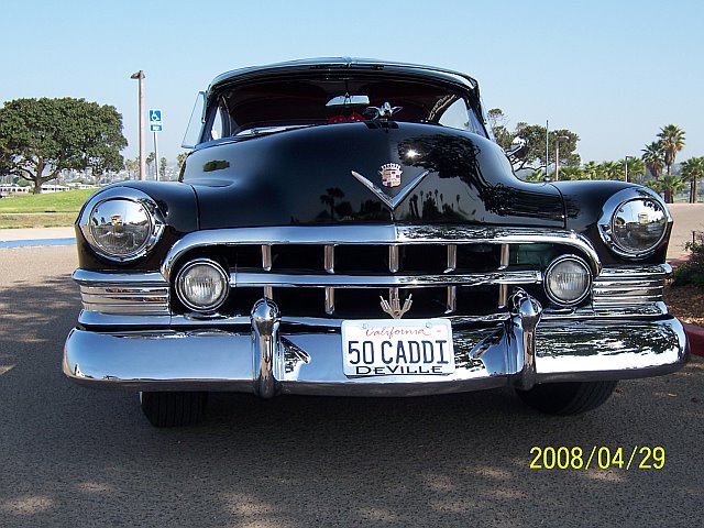 bumper of a 1950 Cadillac The engine which was reportedly a product of