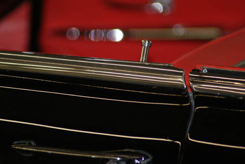 door lock on a 1957 Cadillac