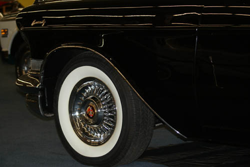 front tire on a 1957 Cadillac Eldorado Biarritz
