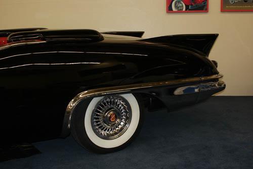 rear wheels on a 1957 Cadillac Eldorado Biarritz