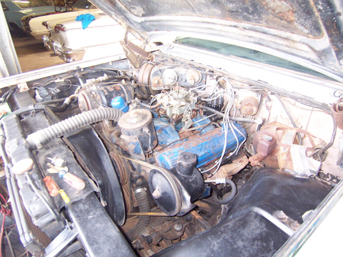 Original engine in a 1959 Cadillac sedan deville