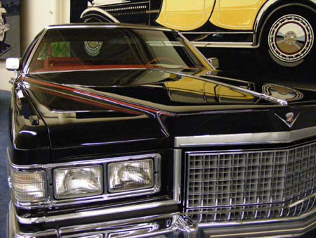 Front grille on a Cadillac  