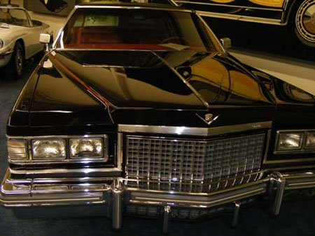 Front bumper of a 1976 Cadillac