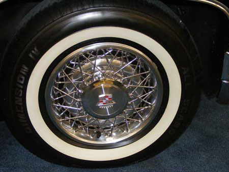 Rims of a 1976 Cadillac