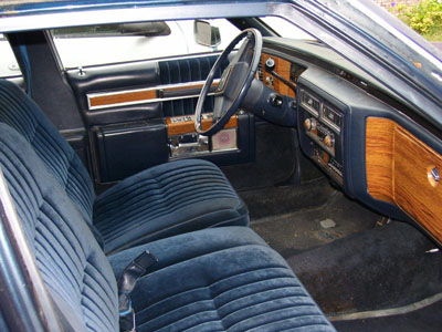 seats in a 1981 cadillac deville