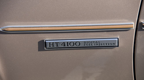 ht 4100 digital fuel injection sign on a 1982 Cadillac fleetwood.