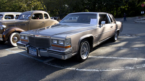 Front drivers side front picture of a 1982 Cadillac.