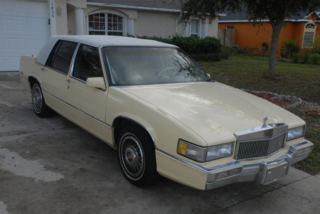 1989 Cadillac sedan deville passenger side picture