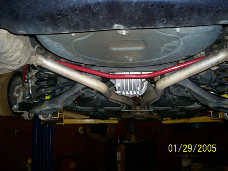 Picture of the bottom of a 2004 Cadillac cts