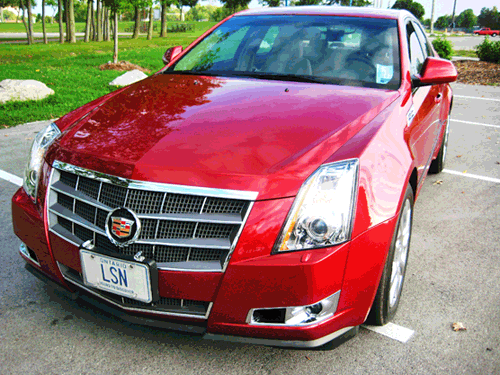2009 Cadillac cts with new front grille