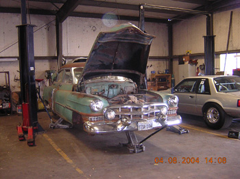 1951 cadillac series 61 before restoration