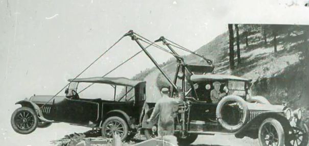 First Cadillac Tow Truck.