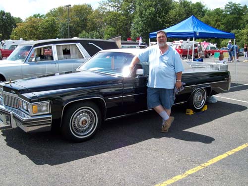 Earle and his 1978 Cadillac Flower Car Earle and his 1978 Cadillac Flower Car