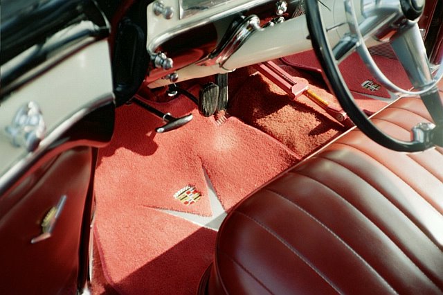 1950 cadillac floor mat and gas pedal
