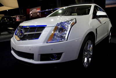 2011 Cadillac SRX at New York Auto Show.