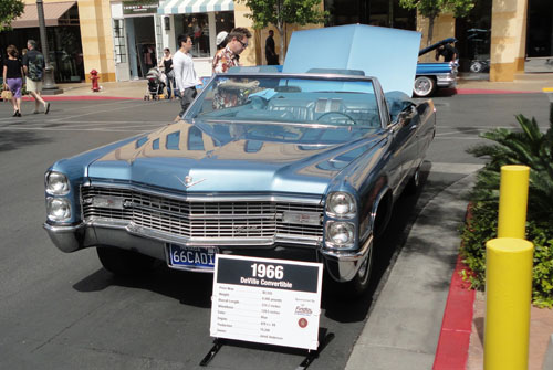 Blue Cadillac Convertible