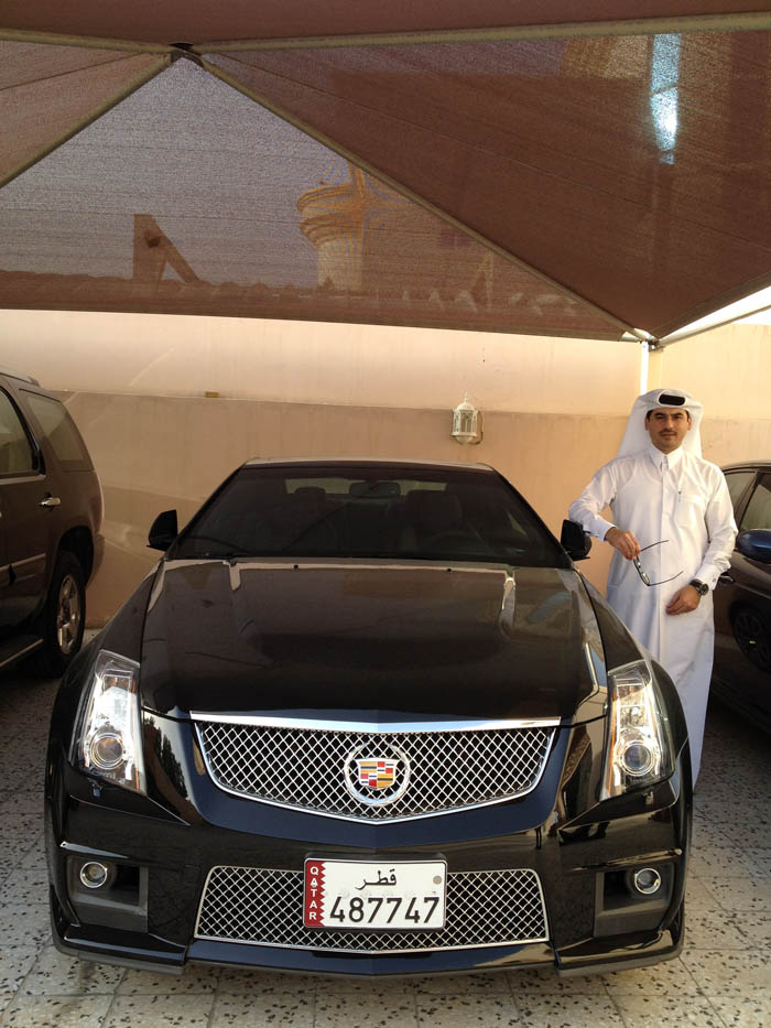 2011 cadillac cts-v qatar Cadillac CTS V in Qatar