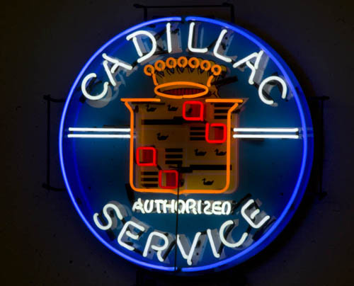 Cadillac Service Sign Cadillac sign from Las Vegas