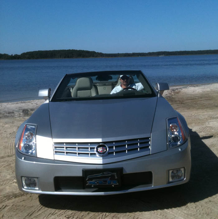 silver Cadillac xlr