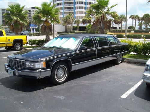 black Cadillac Limo