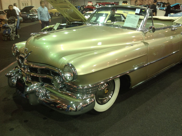 Gold Cadillac front