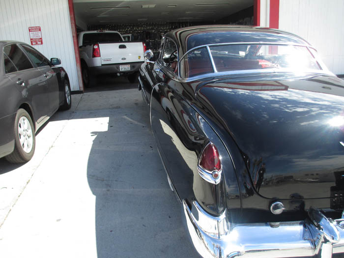 trear of 1950 Cadillac