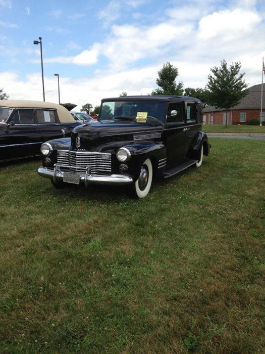 black 1930s cadillac