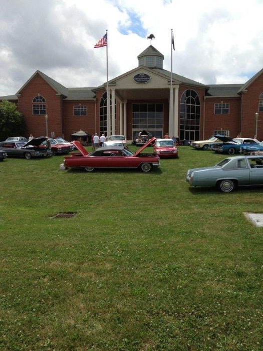 AACA Mesuem with Red Cadillac