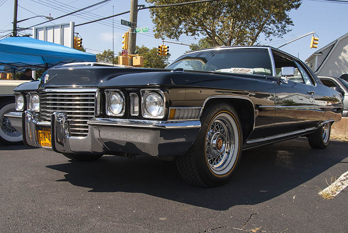 1972 black Cadillac coupe