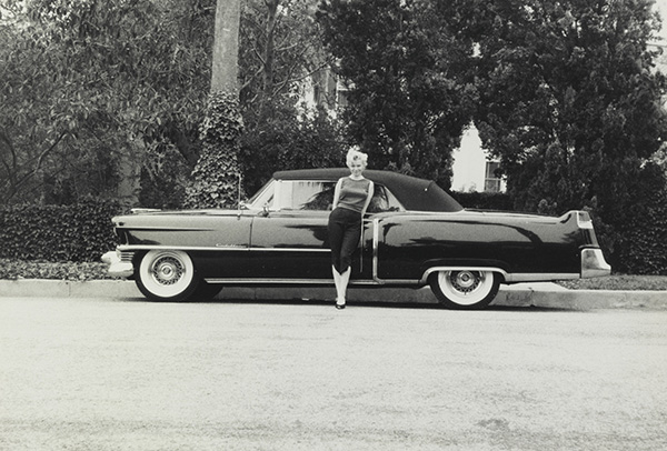 1941 Cadillac with Marilyn Monroe