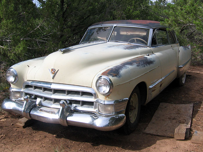 Drivers side of 1949 Cadillac