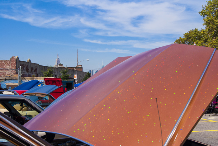 Cadillac hood empire state building