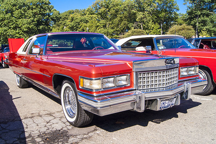 1980 red cadillac