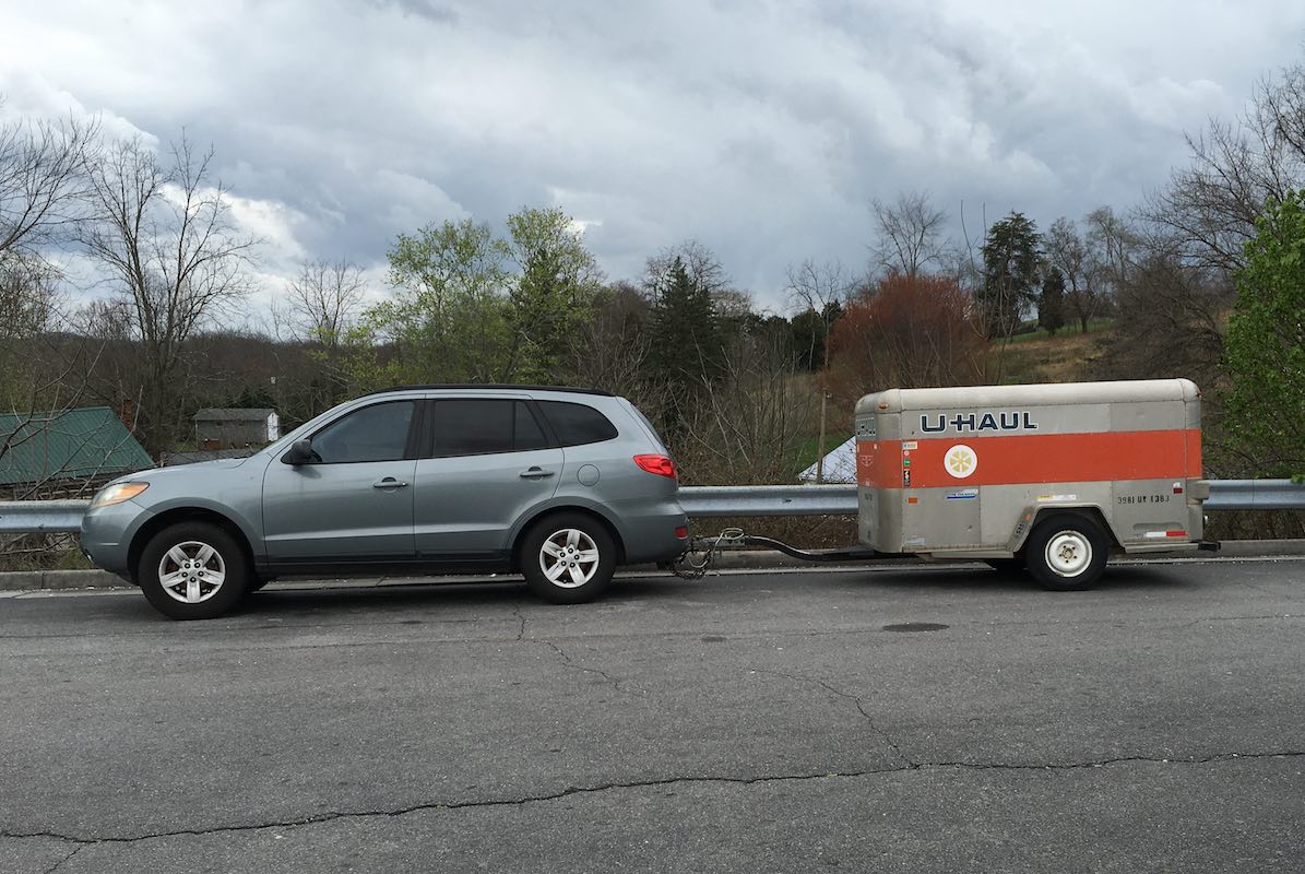 Towing a uhaul